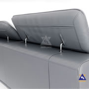 Headrest 7 Position Chrome